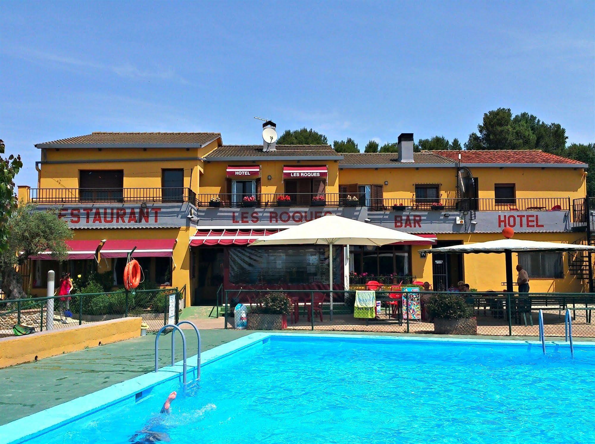 Hotel Les Roques Báscara Exterior foto